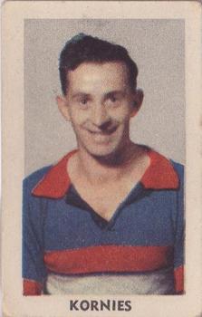1949 Kornies Victorian Footballers #71 Norm Webb Front